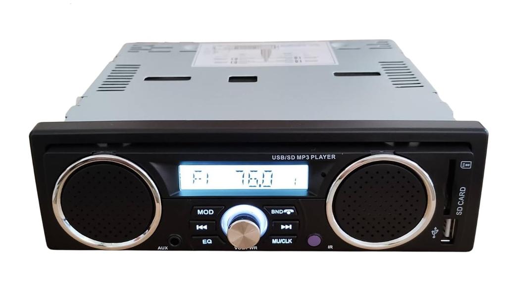 Japanese No Manufacturer Car Audio System for Light Trucks and with Front Speakers and FM Radio Supports Wide FM Band To Complement AM Card Smartphone