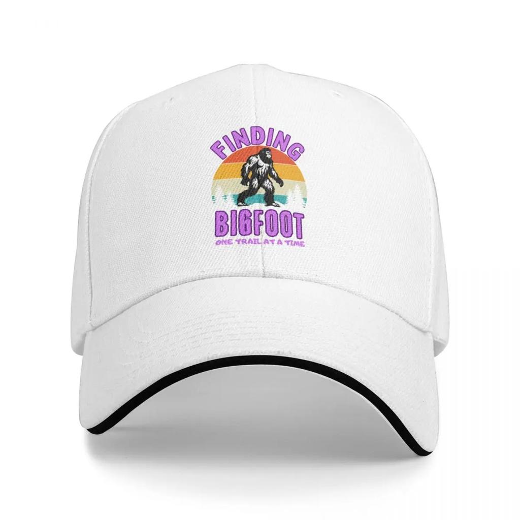 Finding Bigfoot One Trail At A Time Outdoor Walk Baseball Cap Beach Hood Golf For Girls Mens