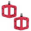 Enlee 2pcs Mountain Bike Pedals NonSlip Nylon Fiber Lightweight Bicycle Platform Flat Pedals