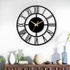 Metal Wall Clock for Living Room Stylish Latest | Fancy Big Size Wall Watch for Hall, Bedroom, Kitchen, Drawing Room | Decorative Antique