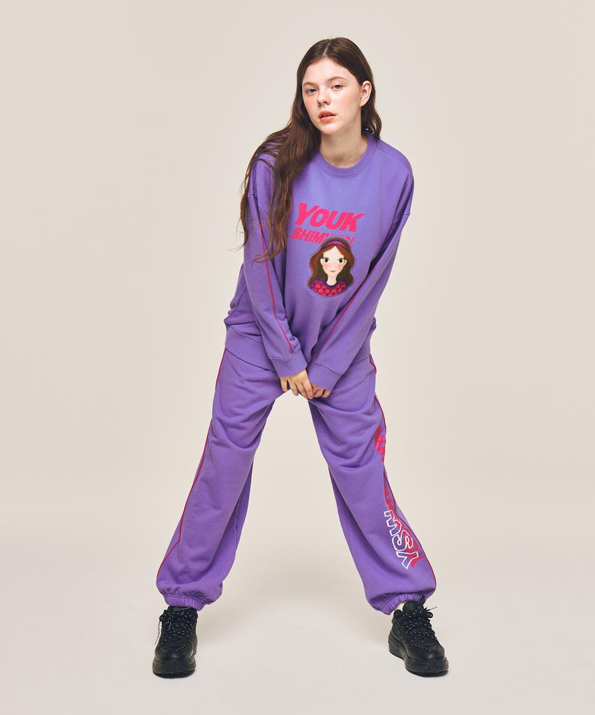 Yugsimwon Piping Contrast Sweatshirt F Luna