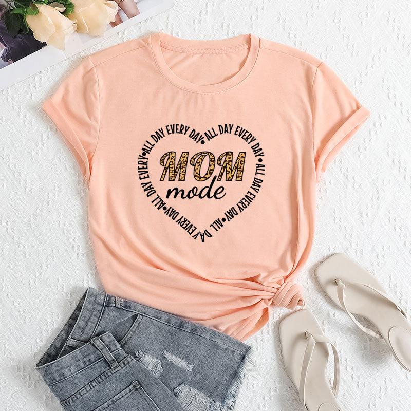 

Летние женские свободные повседневные хлопковые футболки с короткими рукавами и принтом «Любовь» с круглым вырезом 3XL