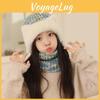 Childrens Winter Knit Hat With Plush Ear Flaps For Cold Weather Outdoor Play