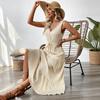 Women's Casual Holiday Summer Textured Sleeveless Seaside Dress
