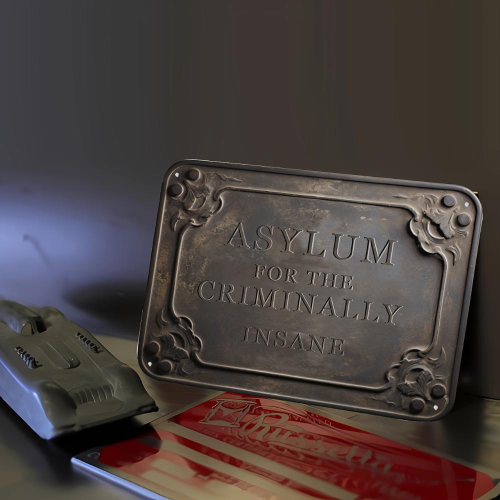 A metal tin sign, shelter, fun vintage near aluminum sign, it will be a surprise gift for someone special wall poster decoration