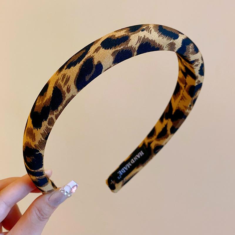 1/3 st 1,5/2/3 cm Chic Leopardmönstrat Hårband med Svampvaddering för Kvinnor Flickor Daglig Användning Mode Bekvämt Hårtillbehör