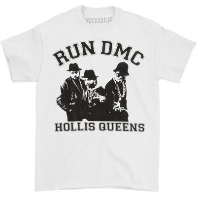 Run DMC Unisex Adult Hollis Queen Pose Cotton T-Shirt