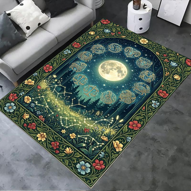 2025 New constellations Carpet Rug for Living Room Bedroom Home Sofa Decoration,Kids play Non-slip Floor Mat147