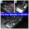 Auto Central Control Stalls Gear Shift Box Water Cup Holder Panel Cover Trim Interior Refit Accessories For Mazda 3  - 2024