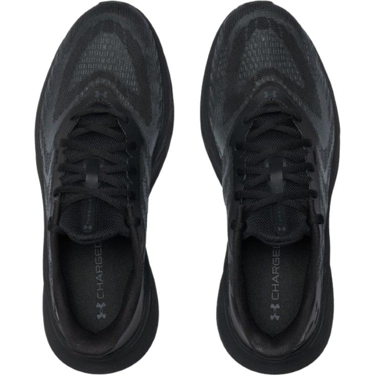 Under Armour Versatile Comfortable Shock Absorbing Breathable Supportive Rebound Running Shoes Men sneaker Black 6006717-003