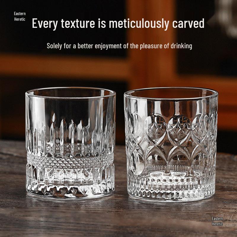 2025 Luxury Whiskey & Cocktail Glass Set - Large Ice Ball Glasses