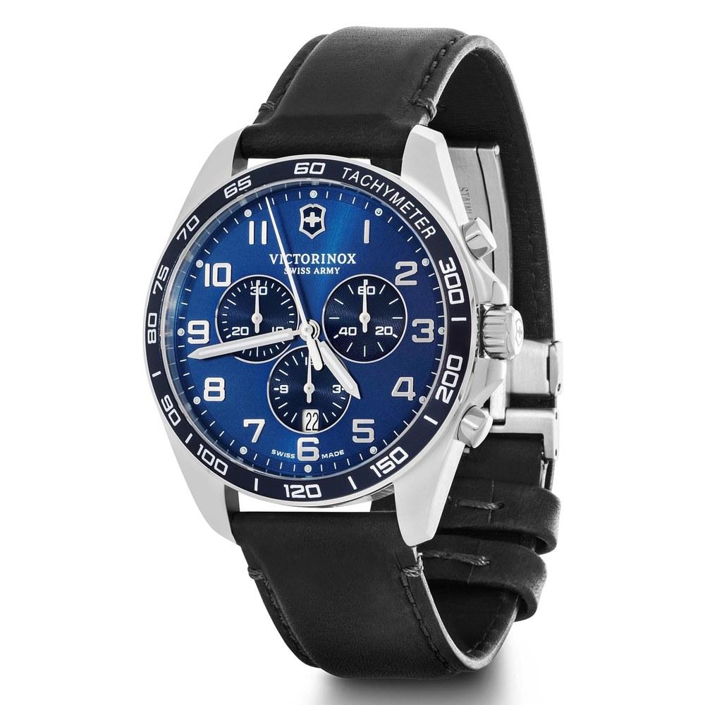 Victorinox Fieldforce Classic Chrono Watch 241929 Blue 5-Year Warranty