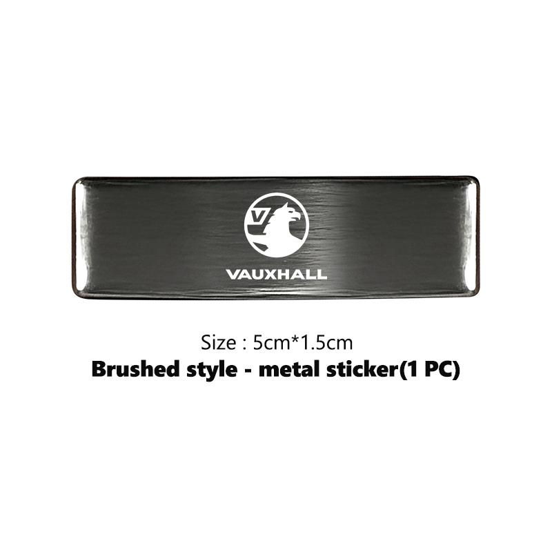 

Metal Sticker Aluminum Badge Emblem Sticker Car Accessories For Vauxhall VXR Astra Mokka Tigra Corsa Grandland D Astra G J H