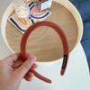 Non-Slip, Cloth-Wrapped Headband for Girls – Comfortable & Secure Hair Organizer, Student-Friendly Design