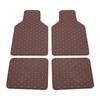 4pcs Universal Leather Car Floor Mats Car-Styling Car  Right Rudder Carpet Floor Accessories Waterproof Foot Pad