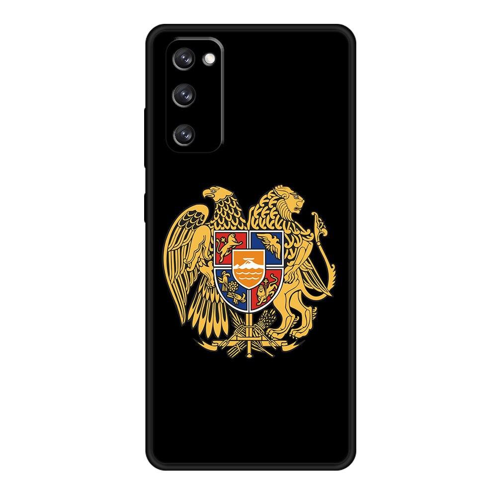 For Samsung Galaxy S20 FE 2022 S10e S22 Ultra 5G S21 Plus S8 S10 S9 S7 Armenia Armenians Flag Silicon Coque
