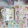 Cute Cartoon Sweet Cool Girl Stickers for Diary Journal Planner Scrapbook DIY Decoration