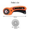 45mm Patchwork Roller Wheel Knife Cloth Cutting Knife Leather Paper Fabric Craft Fabrics Rotary Cutter DIY Sewing Accessories