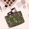Fashion Animal Plant Print Makeup Bag Lightweight Travel Zipper Pouch Unisex Cosmetic Organizer For Women