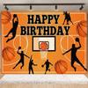 Birthday Party Decoration On Basketball Theme, Basketball Field Background, Passionate Gift for Boys11