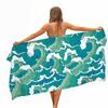 Colourful Japanese Style Waves Microfiber Beach Towel Portable Quick Fast Dry Sand Outdoor Travel Swim Yoga Mat Absorbent Towel