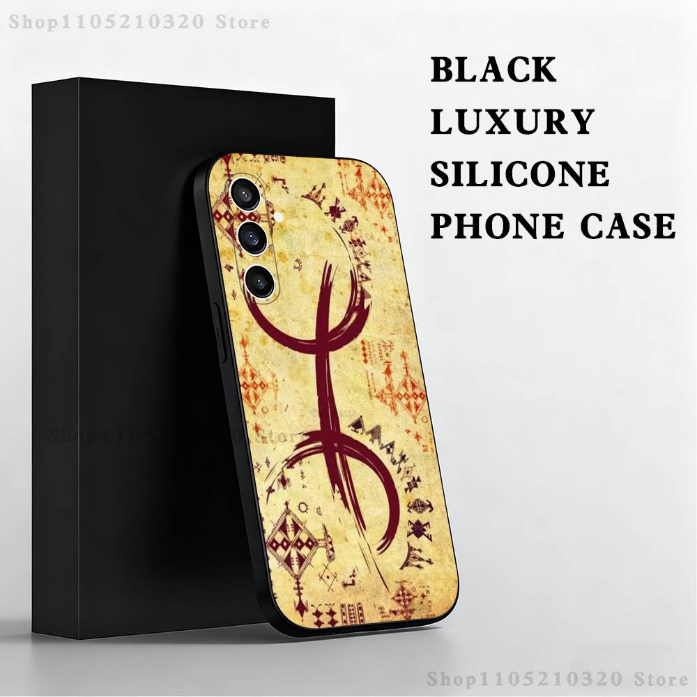 

Flag A-Amazigh B-Berber Phone Case For Samsung S25,S24,S21,S22,S23,S30,Ultra,S20,Plus,Fe,Lite,Note,10 Black Soft Shell SamsungA71