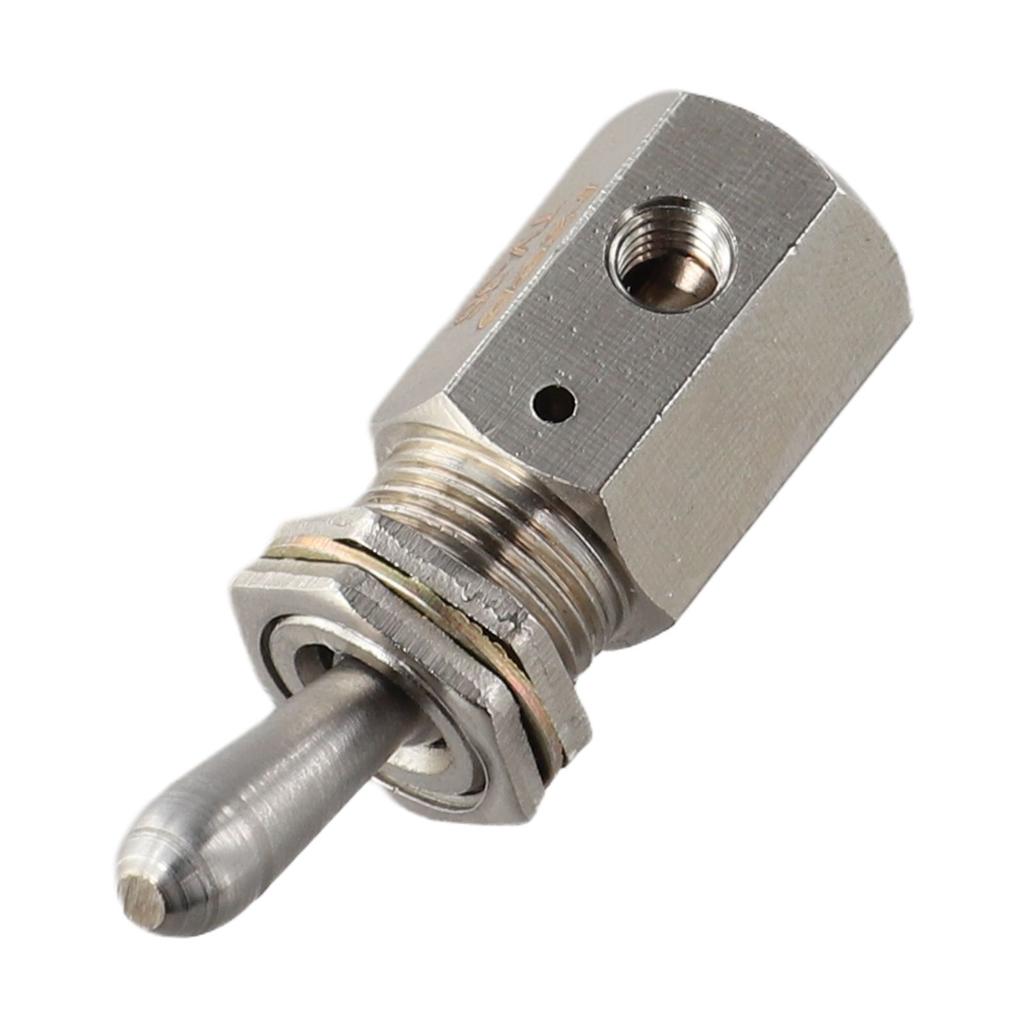 Mechanical Pneumatic Valve TV3S 2 Position 3 Way with Manual Lever Button for Air Control in Pneumatic Cylinders and Actuators