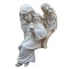 Resin Angle Figurine Delicate Look Angle Sculpture Decoration Ornament for Home Garden Courtyard