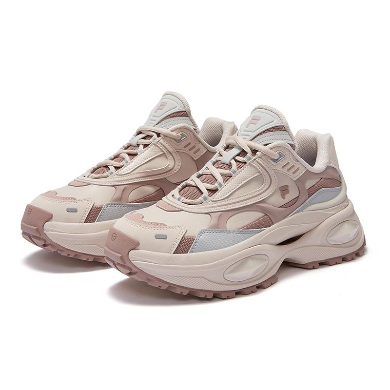 Fila Fusion Bianco III Hard Candy Fashionable Durable Height Increasing Low Top Casual Shoes Women sneaker Light-Pink T12W441006FAF