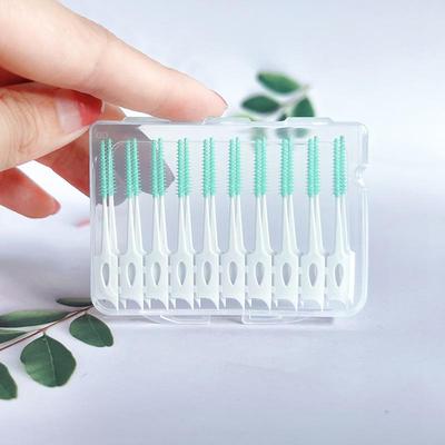 Interdental Soft Rubber Brush - I-Type Straight for Gaps
