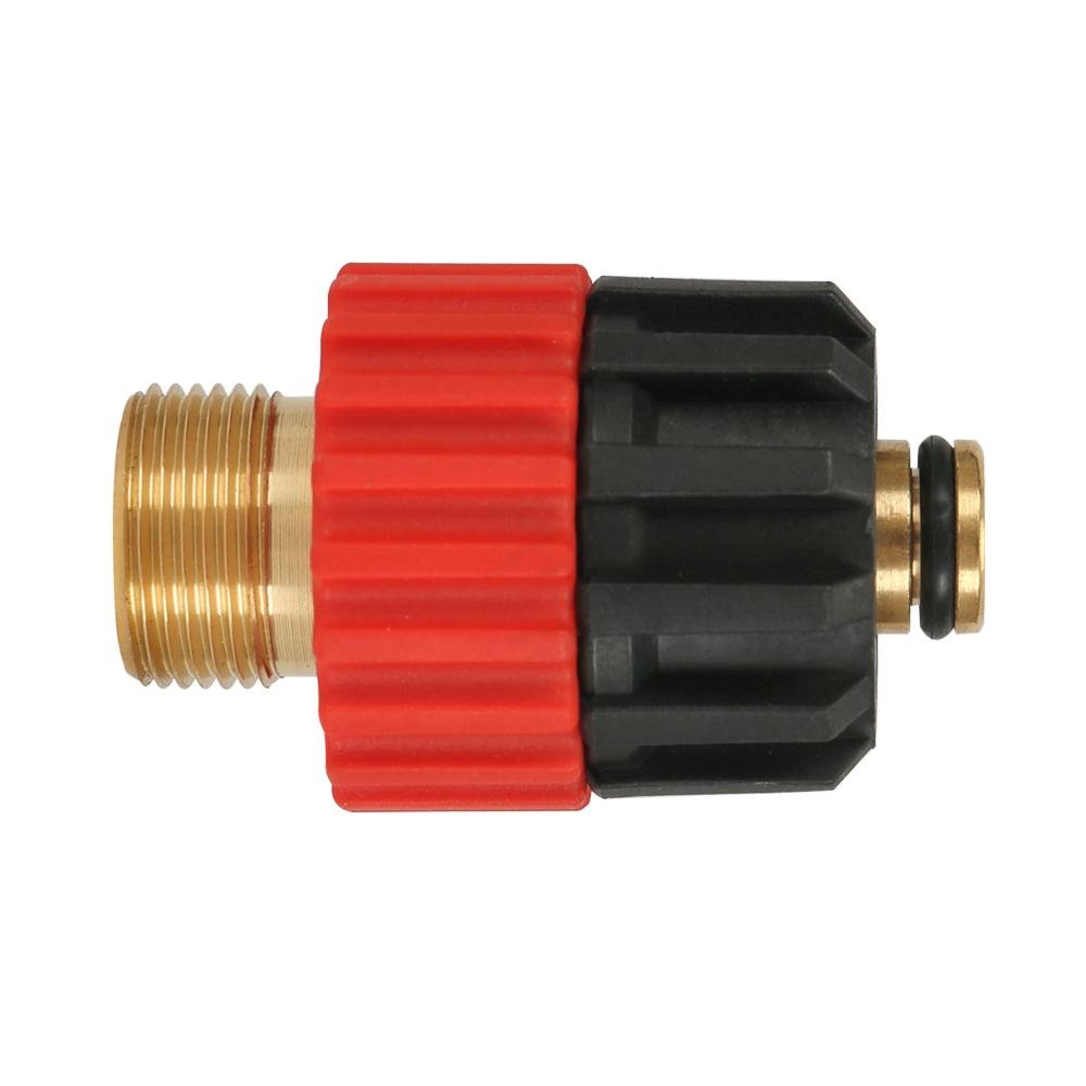 Høytrykksvasker svingkobling M22 bilvasker Messing roterende adapter svingkobling M22 hann + M22 hunn