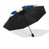 1pc Popcorn Pattern Automatic Folding Umbrella - Compact 8-Rib Design, Durable Plastic & Iron, Lightweight for Outdoor Daily Use149