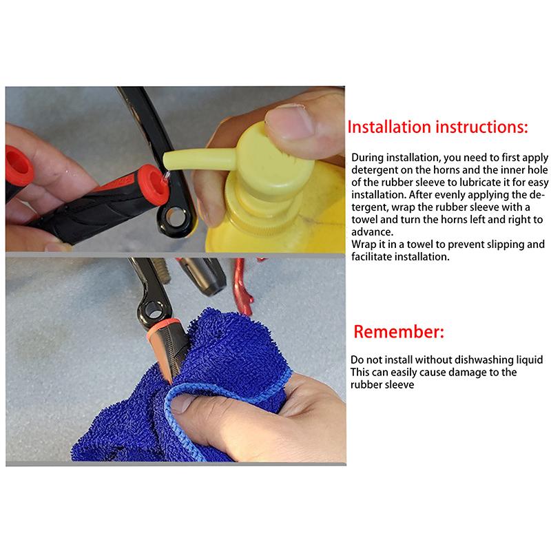 2Pcs Universal Rubber Brake Handle Lever Cover For Electric Scooter Bike Bicycle Accessories