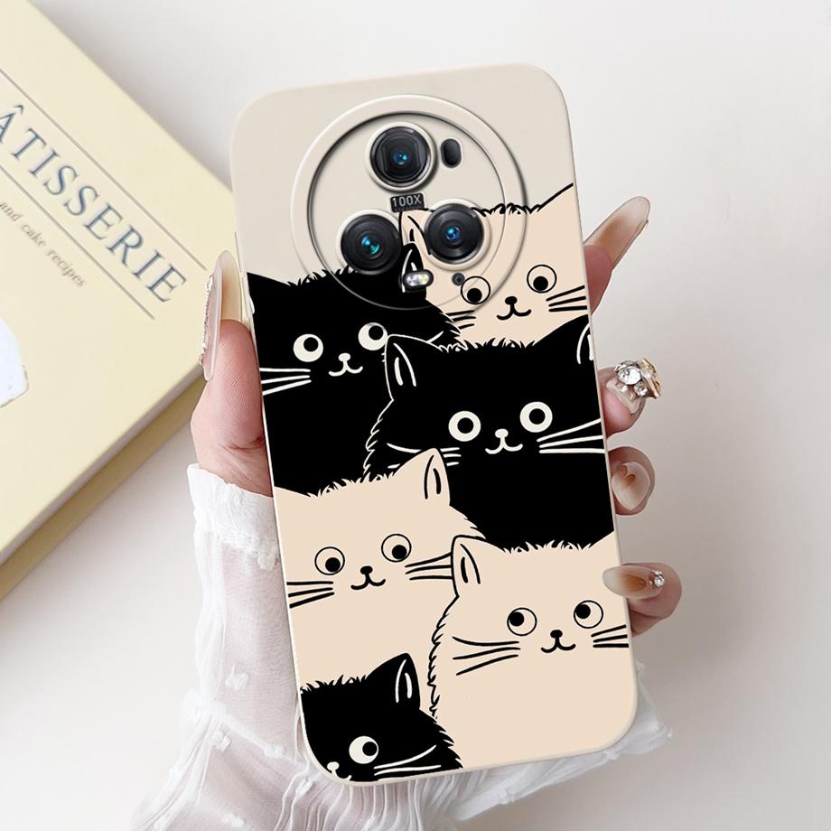 For Honor Magic5 Lite 5 Pro Magic4 Magic6 Lite Case Soft Silicone Back Cover Panda Marble Dragon Cat Astronaut Cartoon Bumper