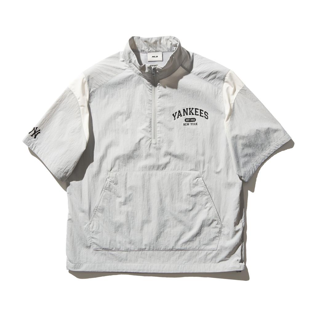 New MLB New York Yankees T Shirts Unisex Light Gray 3AWJV0843-50GRL