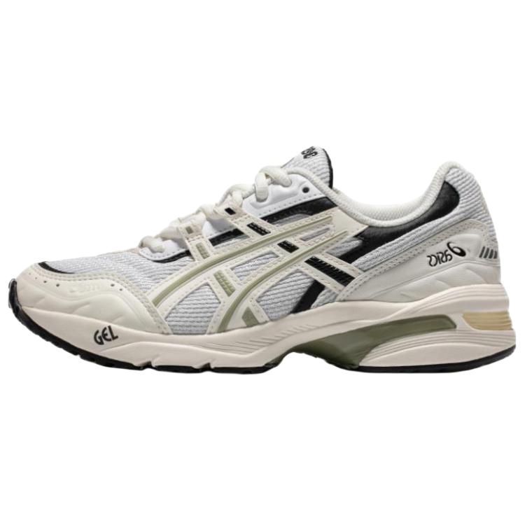 Asics Gel-1090 Látka Syntetická kůže Sportovní Retro Nízké Lifestyle Boty Unisex Tenisky Šedá Černá 1203A243-028