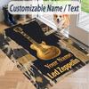 Custom Text Printed Rug Led Zeppelin Non Slip Floor Carpet For Home Room Decor