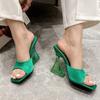 2026 New Shoes Female Open Toe Women's Slippers Fashion Outdoor Plus Size Summer Best Seller Non-Slip High Quality High Heels