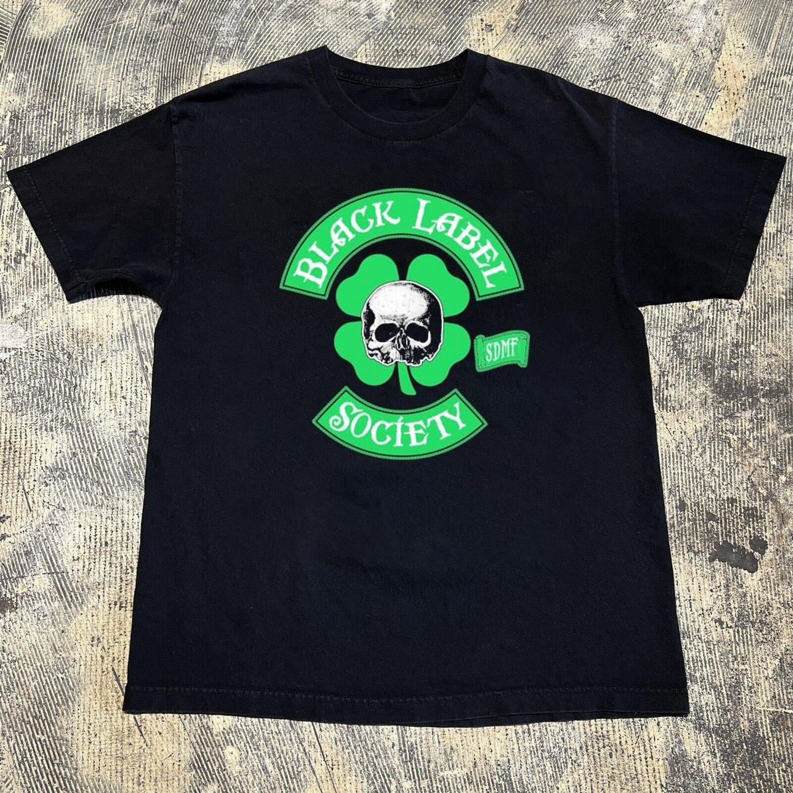 Black Label Society Irish Flag Logo Classic T Shirt Full Size Gift Fan HH502 XXXXL
