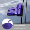 8PCS Door Hinge Cover Trim Accessories For 2018-2024 2025+ Jeep Wrangler JL JLU For -2024 2025+ Jeep Gladiator JT (Purple)