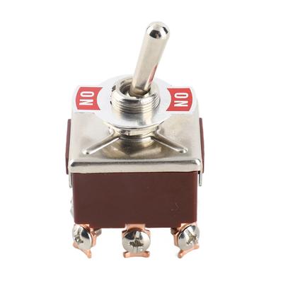Ein Ein 2-Positionen Kippschalter 3PDT 9 Pin 12mm 15A 250VAC