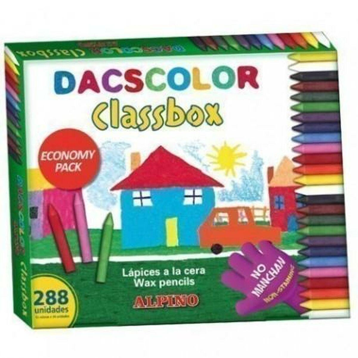 

Alpino Dacscolor colored grease pencils Case 288 Units TU прозрачный