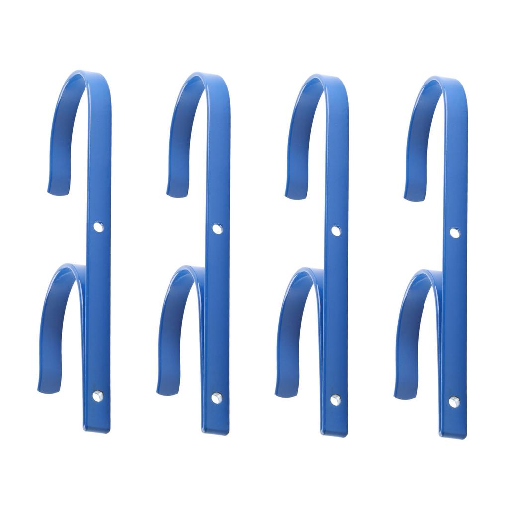 4 Sets Pool Pole Hanger Professional Aluminium Alloy Pool Holder Hook for Poles Brushes Vacuum Hoses Garden Tools
