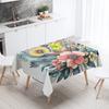 Food Theme Tablecloth Waterproof and Oil-proof Tablecloth Nordic Style Kitchen Tablecloth Modern Home Decoration