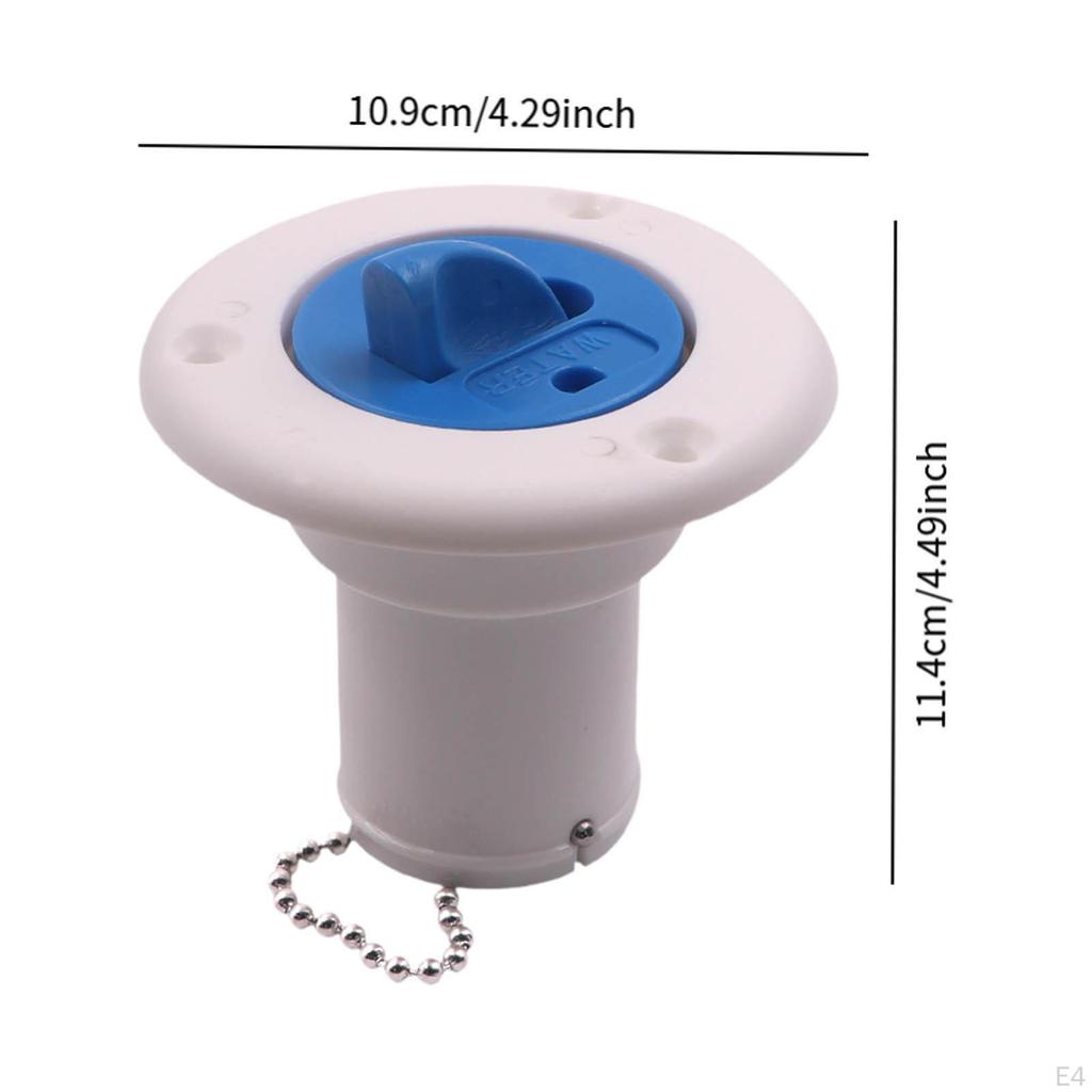 Boat Deck Fill Port RV Water Inlet Easy Installation Filling Replacement Fittings