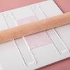 Acrylic Transparent Soft Pottery Thickness Ruler Newbie Clay Rolling Pad Leveling Ruler DIY Earrings Handmade Assistive Tool