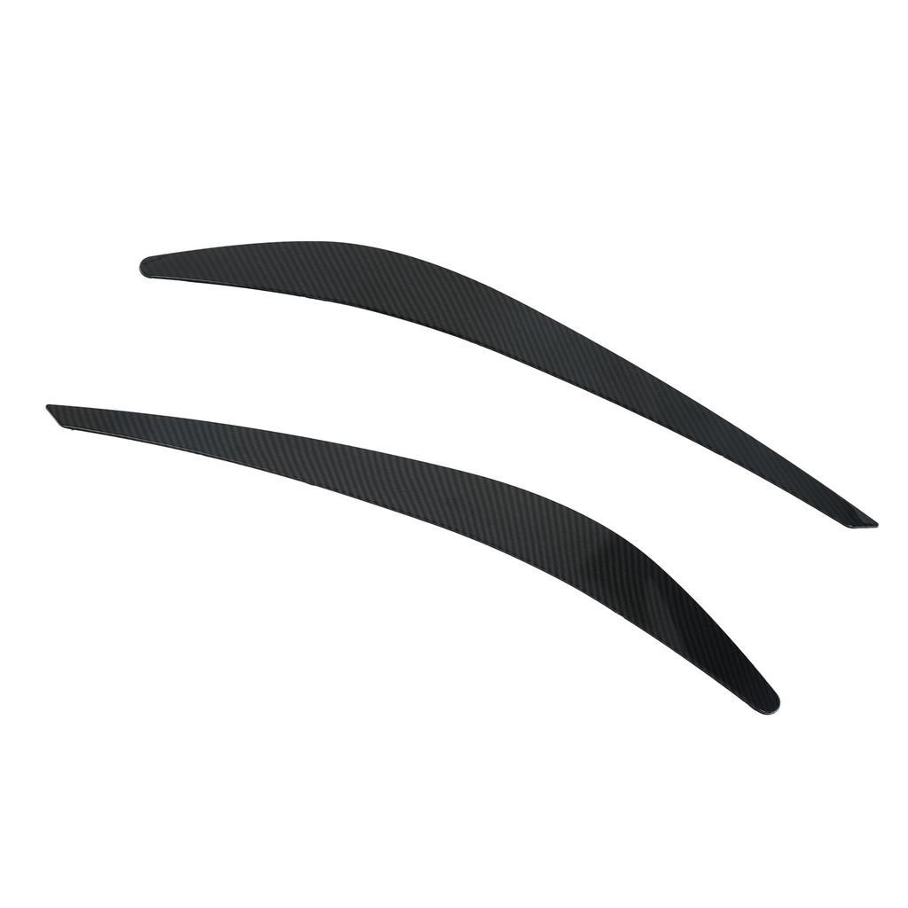 2pcs Headlight Eyebrow Eyelids Trim Decoration Replacement for VF I II 2013‑2017