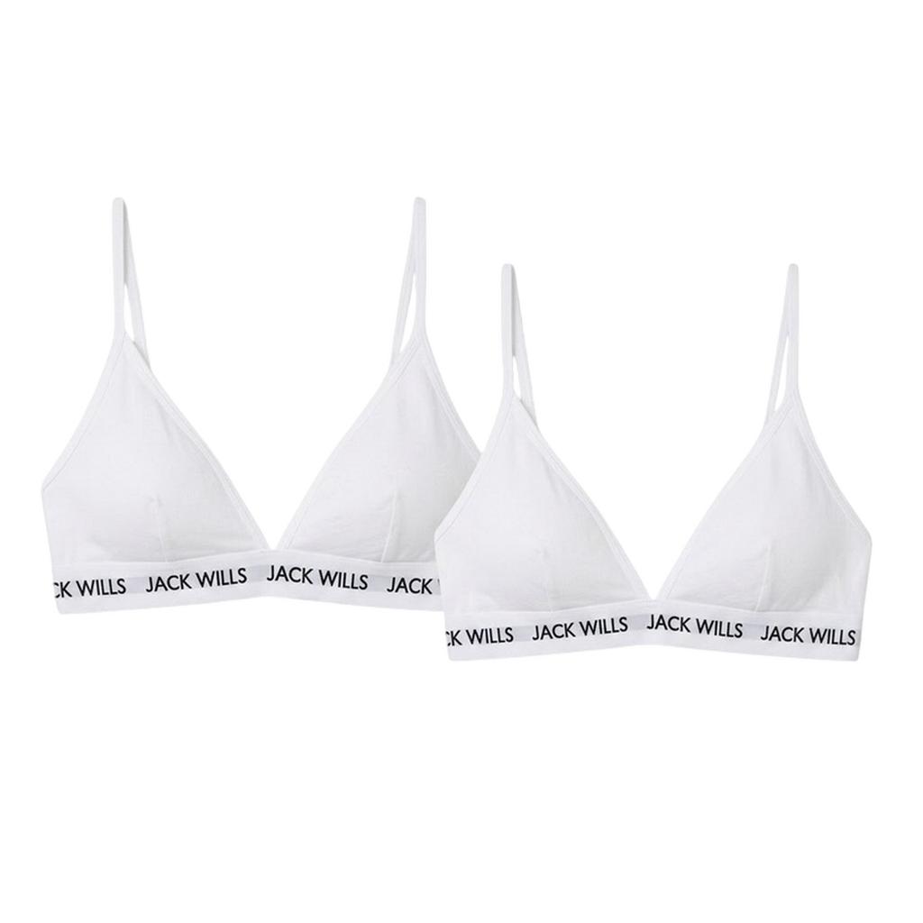 Jack Wills Womens/Ladies Biddstone Bralette (Pack of 2)