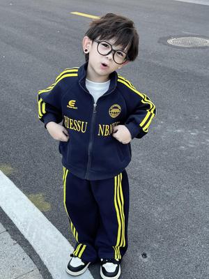 Trendiges Herbst-Sportswear-Set für Jungen 2025 - Coole Baseball-Uniform für Kinder