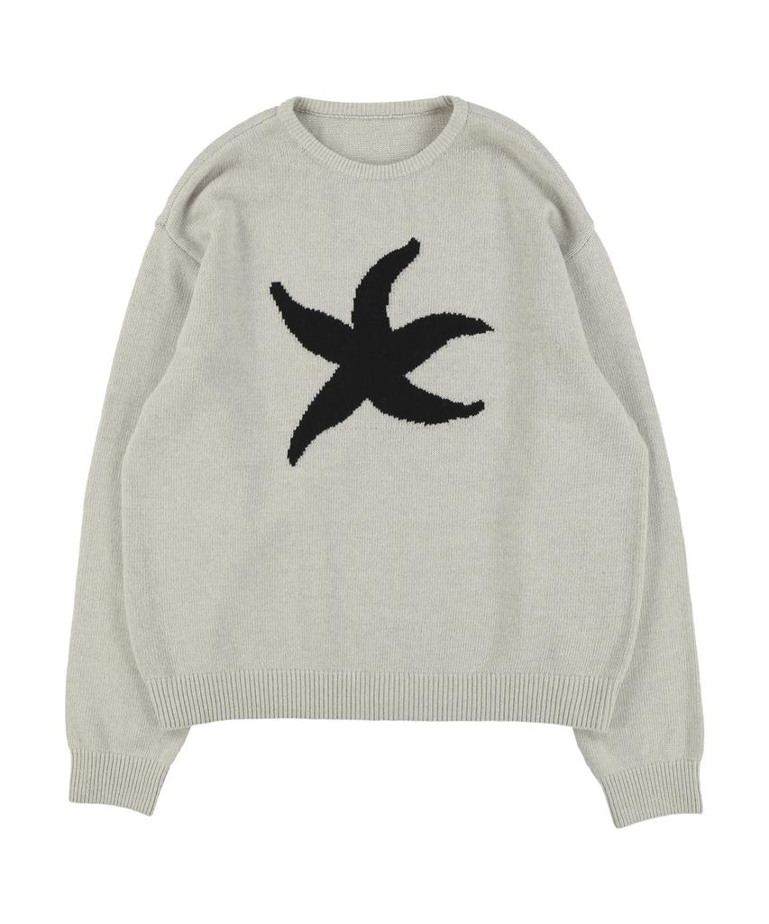 THE COLDEST MOMENT Tcm Starfish Knit (Beige)